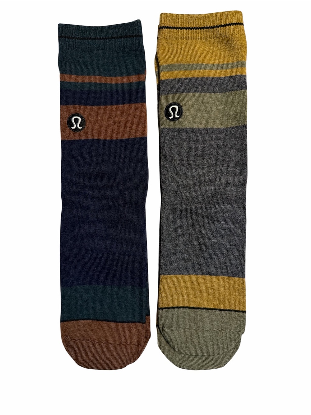 lululemon athletica Unisex Striped Crew Socks